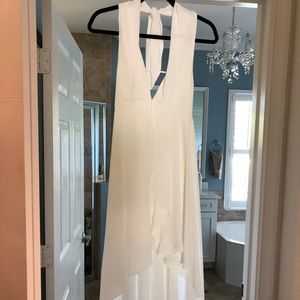 Halston Heritage White Formal dress